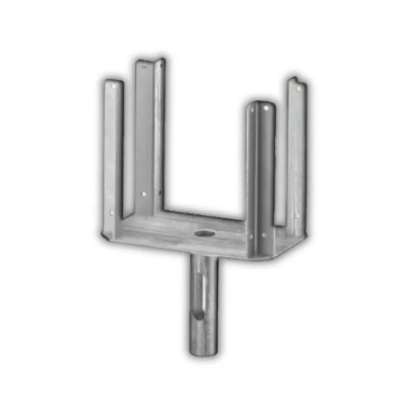 Furci zincate pentru popi metalici - sustinere grinda H20 cofrare placi beton