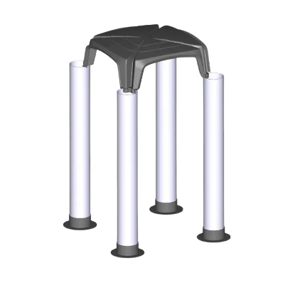 Poza cu Maxi Tubes – Sistem Modular pentru Pardoseli Ventilate și Rezervoare